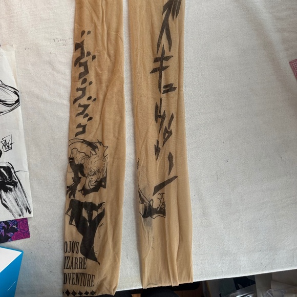 Jjba Dio Tattoo Tights - Picture 2 of 3